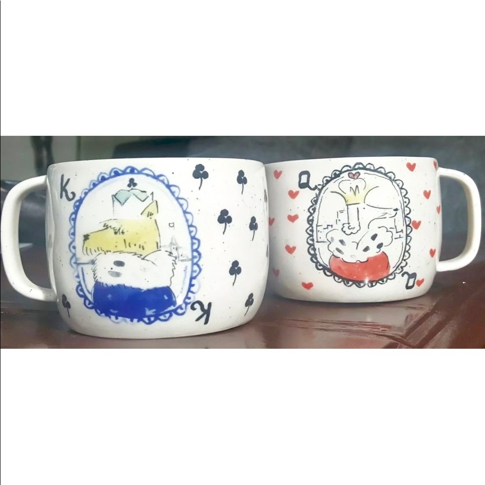 Anthropologie 👑King &Queen  Mug Set